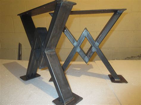 michigan metal fabricators table legs|industrial table legs.